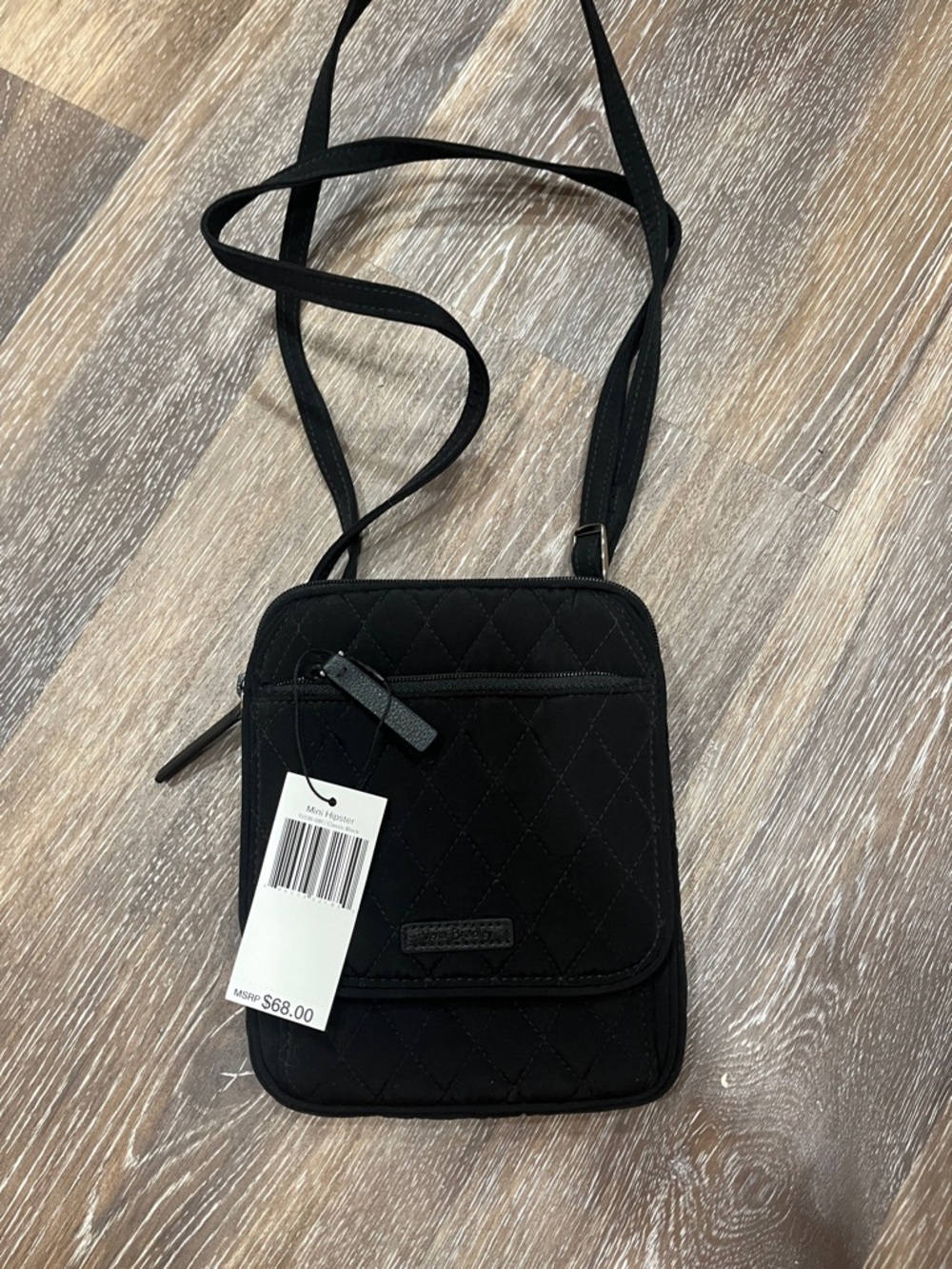 Vera Bradley Quilted Black Crossbody Bag